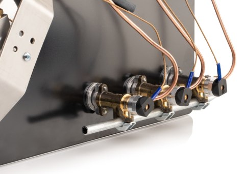 3-palnikowa podblatowa kuchenka gazowa ze szklano-ceramicznym spodem