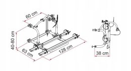 Bagażnik rowerowy Carry-Bike PRO C - Fiamma ALUMINIUM