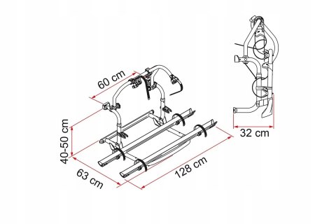 Bagażnik rowerowy Carry-Bike PRO C Trigano Roller Team Ci - Fiamma