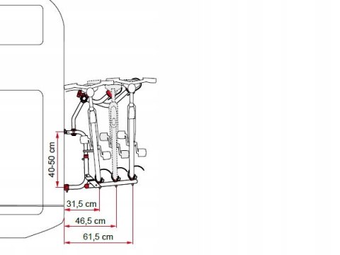Bagażnik rowerowy Fiamma Carry-Bike CL Black