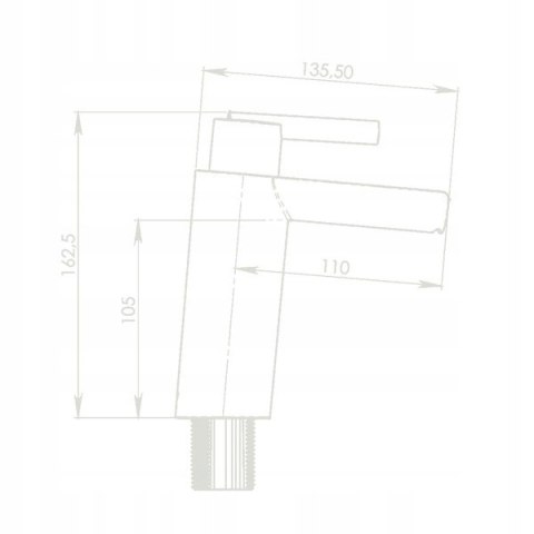 Bateria kran Linnea Cascada 33mm