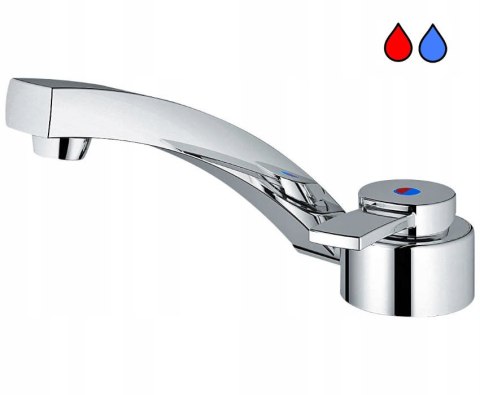 Kran COMET Florenz Kompakt 14cm ciepła/zimna woda