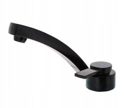 Kran Florenz Kompakt - ciepła i zimna woda czarny mat - Comet