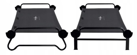 Łóżko piętrowe XL z kieszeniami bocznymi - antracytowe