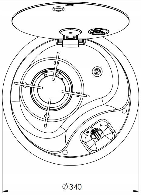 Płyta gazowa/ kuchenka dozabudowy Can FC 1345-5-W