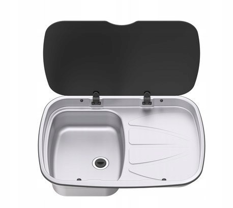 ZLEW ZLEWOZMYWAK KAMPER LEFT STAL NIERDZEWNA THETFORD