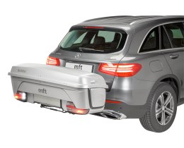 Adapter do przewozu nart box kufer MFT srebrny