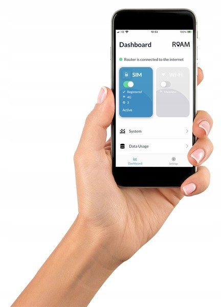 Antena LTE / WIFI Maxview-ROAM Campervan - czarna