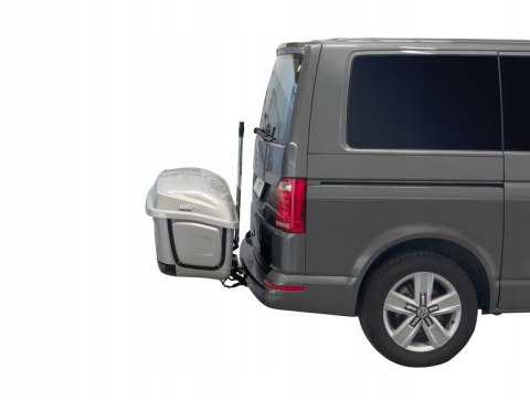 Bagażnik box boks kufer bagażowy na hak MFT BackBox srebrny