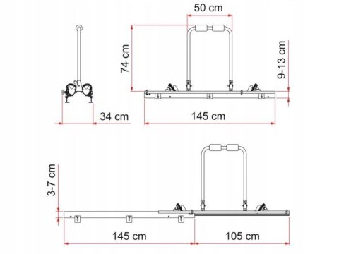 Bagażnik rowerowy Garage Slide Pro Bike - Fiamma