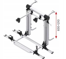 Bagażnik rowerowy elektryczny BR-SYSTEMS bike lift short rail 2 rowery