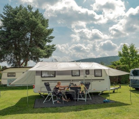 Daszek przeciwsłoneczny do przyczepy samochodu kampingowego Como 450x240cm