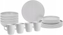 Zestaw obiadowy z melaminy Dolomit White - Brunner
