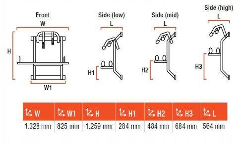 Bagażnik rowerowy R-BIKE VAN Fiat Ducato