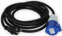 Kabel adaptera CEE Wtyczka Schuko 25m