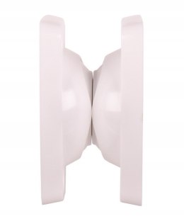 Magnetyczny ogranicznik drzwi z tworzywa sztucznego - Wersja biała