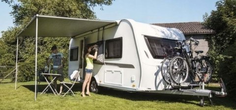 Markiza w pokrowcu 450cm Thule Omnistor 1200 4.50m materiał niebieski