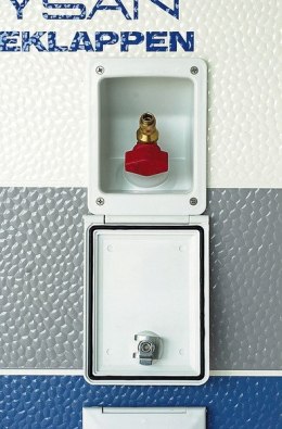 Gazowe gniazdo bezpiecznikowe białe