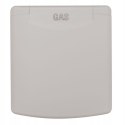Gniazdo zewnętrzne magnetyczne gazowe Fawo ABL jasnoszare