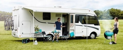 MARKIZA THULE OMNISTOR 5200 BIAŁA MISTIC GRAU 4 m