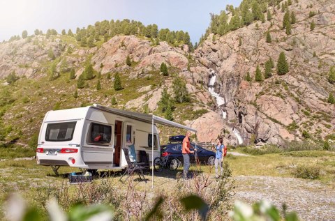 MARKIZA THULE OMNISTOR 6300 BIAŁA MYSTIC GREY 4,5 m