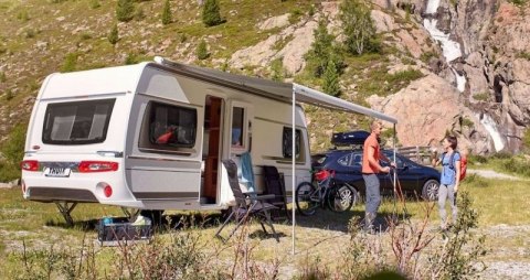 Markiza dachowa Omnistor 6300 Anthracite 3,75 m Mystic Grey Thule