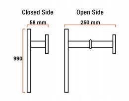 Uchwyt ścienny do telewizora Sunflower 3 regulowany Lippert