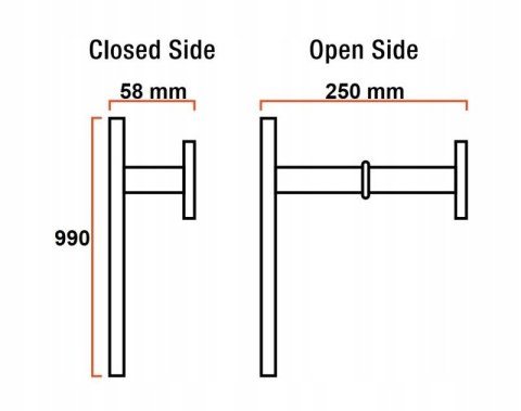 Uchwyt ścienny do telewizora Sunflower 3 regulowany Lippert