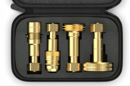 Zestaw adapterów do butli gazowych LPG (4 szt.) + etui