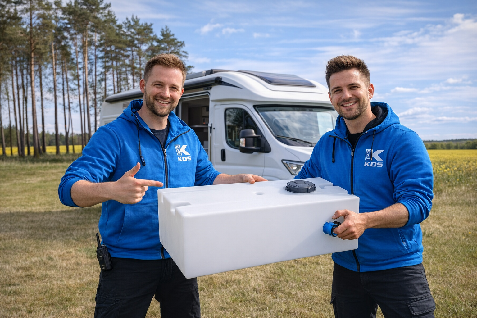 Zbiornik na wodę do kampera – poradnik | KOS CAMPER